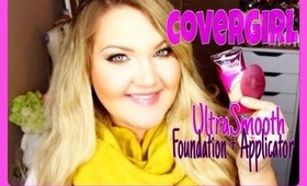 ★NEW COVERGIRL ULTRA SMOOTH HAIR SMOOTHING FOUNDATION + APPLICATOR | DEMO + FIRST IMPRESSIONS★