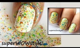 Re-upload :-(   ----      Spray Painting ✦ Splatter Nail Art