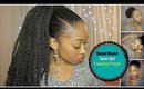 How To: Model Model Marley Hair Drawstring Ponytail | Twist Girl | Beginner Friendly Easy Tutorial