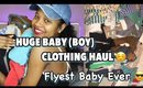 HUGE BABY BOY CLOTHING HAUL 2018 (Wardrobe Sneak Peek, Carter, OshKosh, Amazon, Simple Joys)