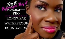 New MAC Pro Longwear Nourishing Waterproof Foundation|Review & Demo: Try it, Before you Buy it