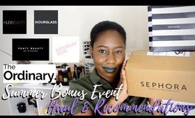 SEPHORA SUMMER BONUS EVENT | Haul & Recommendations | #KaysWays