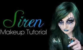 Siren/ Evil Mermaid Makeup Tutorial