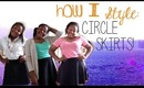 How I Style Circle Skirts♡