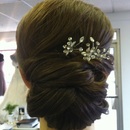 Classic Knot...by Calista Brides Hair & Makeup Artistry