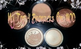 My Top 4 Bronzers for WOC