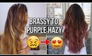 HAIR MAKEOVER | PURPLE HAZY HAIR | Stacey Castanha
