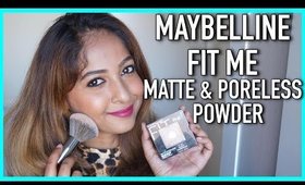 MAYBELLINE FIT ME MATTE & PORELESS POWDER REVIEW | Stacey Castanha