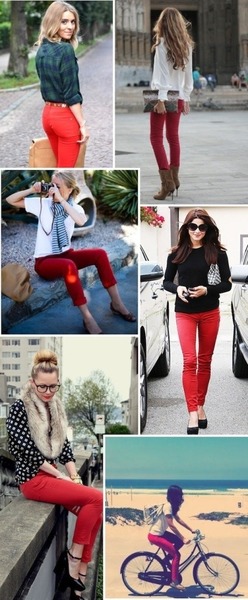 Bright Red High Waisted Jeans What To Wear With Them Beautylish 4889