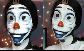 Disney Frozen Olaf the Snowman Face Paint Tutorial