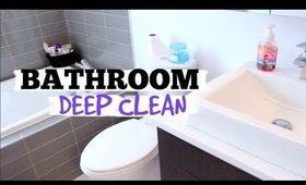 DEEP CLEANING BATHROOM | ULTRA SPEED CLEANING