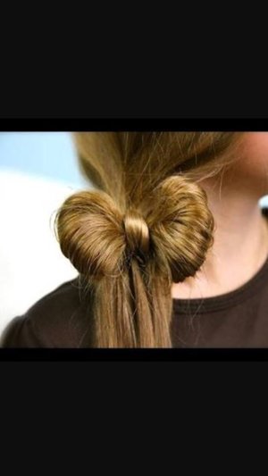This bow braid is a cool and casual braid.😎