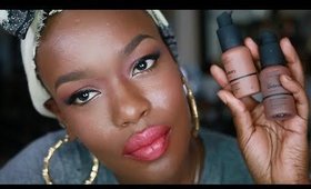 Full Face 1st impressions | dark skin makeup tutorial