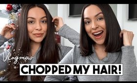 I CUT MY HAIR! THE SHORTEST ITS EVER BEEN! | Vlogmas Day 12 + 13 - LifeWithTrina