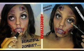 ZOMBIE MAKEUP ARTIST?... SFX Tutorial |