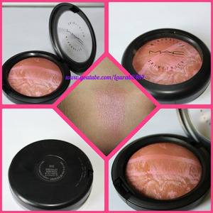 this is a gorgeous rose pink and bronze shimmer. Can be used as a blush, bronzer or highlight