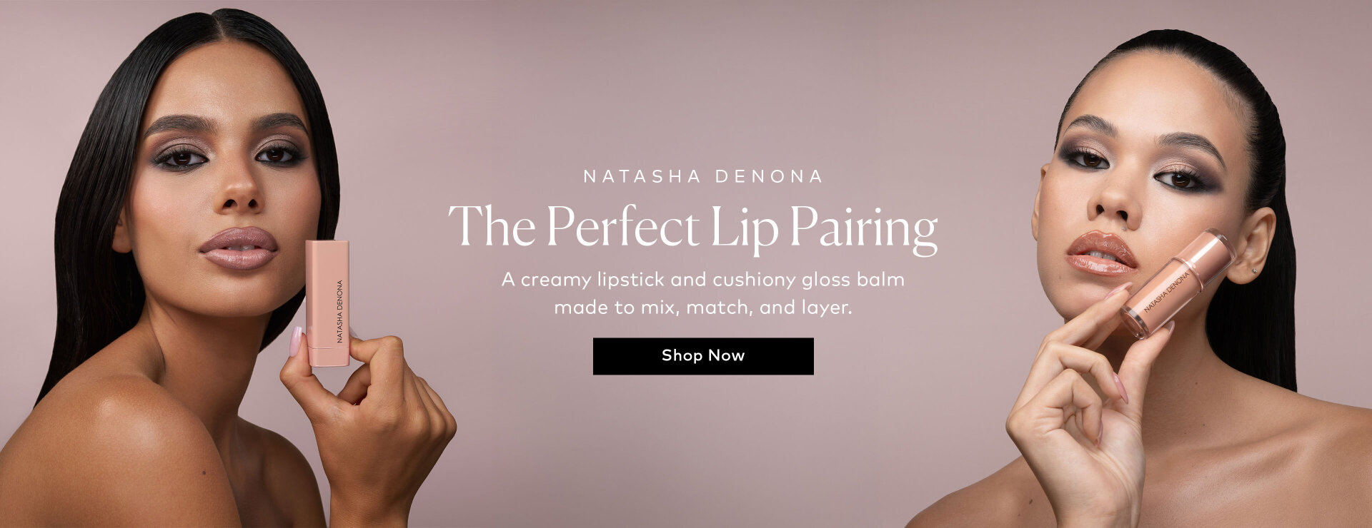 Create the milky lip look with two new limited edition formulas to mix, match, and layer. Shop the Natasha Denona HY-GLOSS Milky Tinted Lip Gloss Balm and My Dream Concealer Lipstick on Beautylish.com
