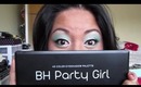 Holiday White and Mint makeup look feat. BH Cosmetics Party Girl Palette
