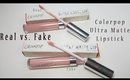 Real vs. Fake: Colourpop Ultra Matte Lipsticks