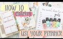 7 ways to ACTUALLY WANT to Use your Planner [Roxy James] #planwithme #planner #howtouseyourplanner