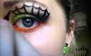 Halloween Witch Spider Web Make Up Tutorial Scary