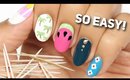 Nail Art For Beginners Using A TOOTHPICK! #2