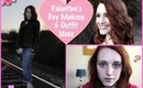 Valentine's Day Makeup, Hair & Outfit Ideas