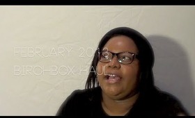 Birchbox Feb 2013 Unboxing