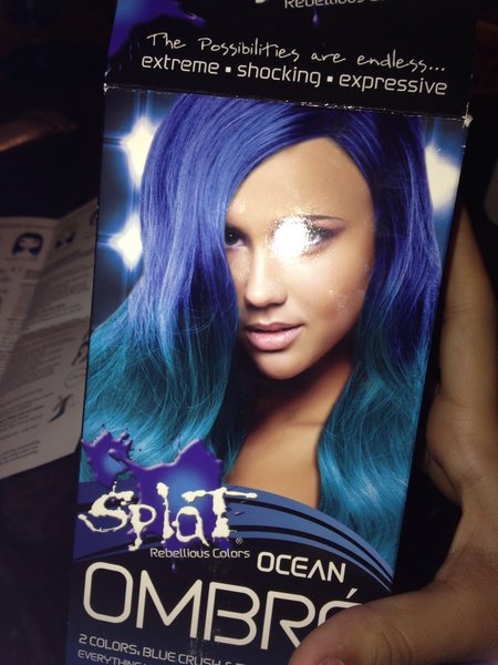 dark blue hair dye near me