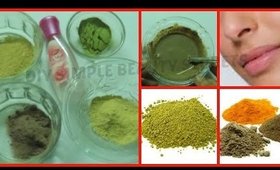 Aurvedic face mask to get rid of pimples,acne & get fairer skin