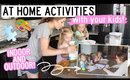 FUN ACTIVITIES TO DO AT HOME WITH YOUR KIDS | 3 YEAR OLD TWINS | Kendra Atkins