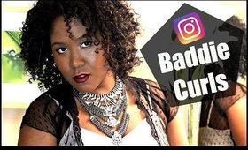 Instagram Baddie Curly Hair Tutorial