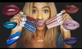 Colourpop Ultra Matte Lip Swatches! | VICKYLOGAN