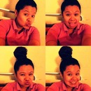 don't mind the faces...I'm just showing my bun...