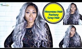 GREY Lace Frontal Wig Install With PUMP IT UP SPRITZ | NO stocking cap needed!!☆