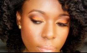 Makeup Tutorial| Copper Gold Eyes