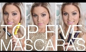 Top 5 Mascaras! ♡ Drugstore & High End