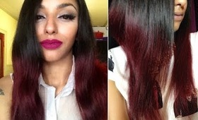 RPGShow cls024-s: Red Ombré Full Lace Wig Review