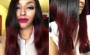 RPGShow cls024-s: Red Ombré Full Lace Wig Review