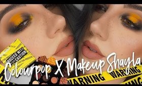 MAKEUPSHAYLA x COLOURPOP ROUND 2 | Proceed With Caution Full Collection Review + Tutorial