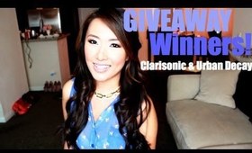 GIVEAWAY WINNERS! Urban Decay & Clarisonic (surprise in the info box)