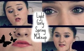 Light Girly Spring Makeup!