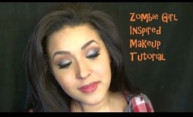 Zombie Girl Inspired Makeup Tutorial