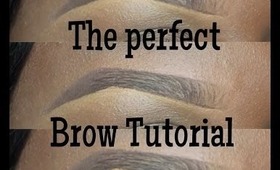 The Perfect Brow Tutorial | Makeupbymella89