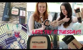 Lets Try It Tuesday! L'Oreal Infallible Pro-Matte Foundation, Powder, and Setting Spray!
