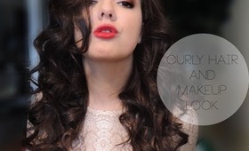 Curly hair | Smokey eye
