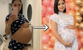 2 HOUR GLAM BABY SHOWER TRANSFORMATION | GRWM