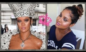 Rihanna Met Gala 2018 Makeup Look | Smokey Eyes | Dramatic | Itsmrsshasha