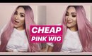 CHEAP PINK WIG FROM AMAZON - ONLY $17!! - TRY ON / MINI REVIEW