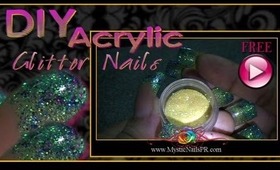 GLITTER NAILS :::.. ☆Jennifer Perez of Mystic Nails PR.com ☆